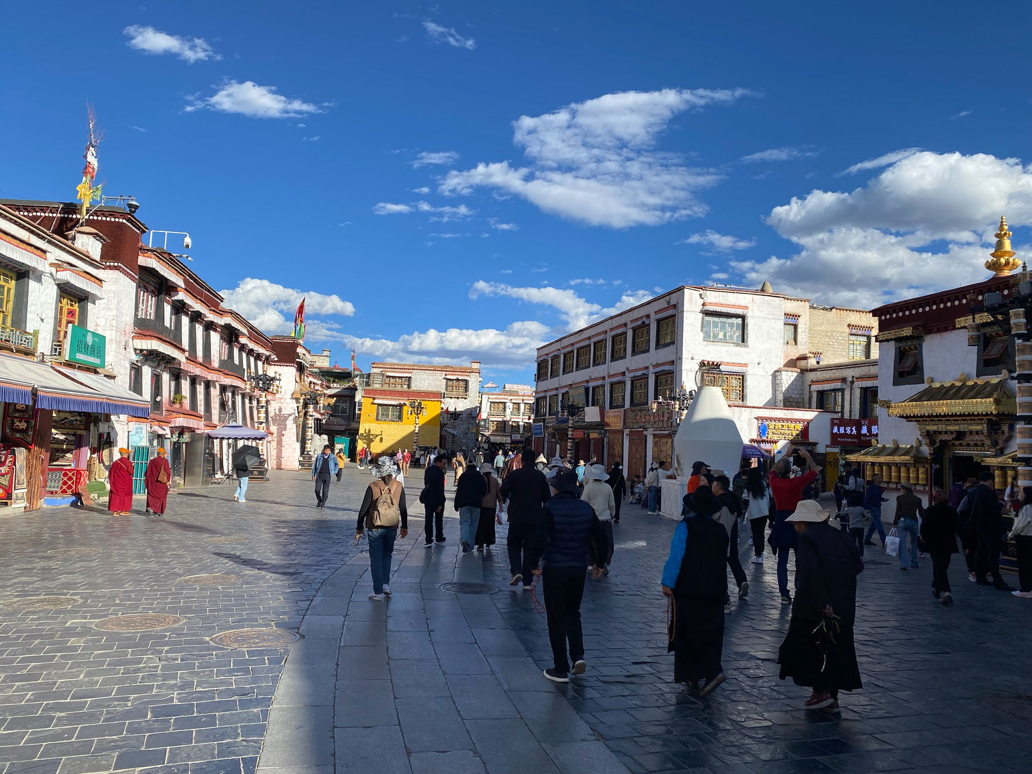 Sacred Temple of Jokhang of  Lhasa in Tibet 
