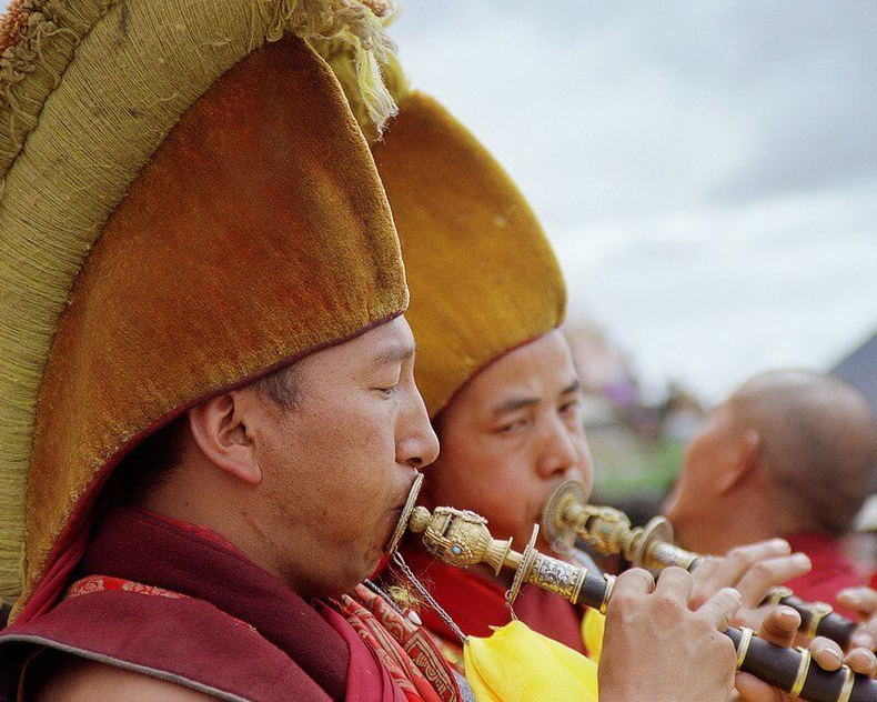 Gelug monks Gelug monks