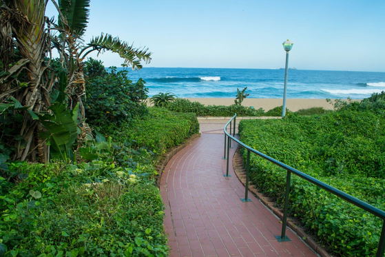 Beach entrance