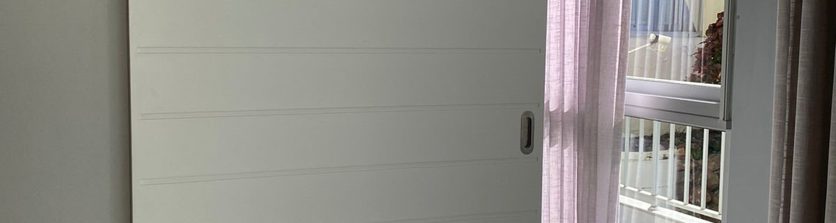 sliding main bedroom door
