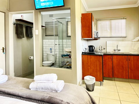 Cypress bathroom and kitchen