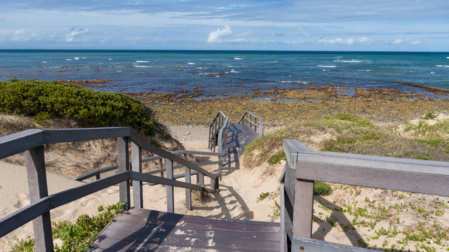 Breathtaking views await on a guided city tour in Port Elizabeth, as the walkways guide you to the pristine sands of Cape Recife’s beautiful beach.