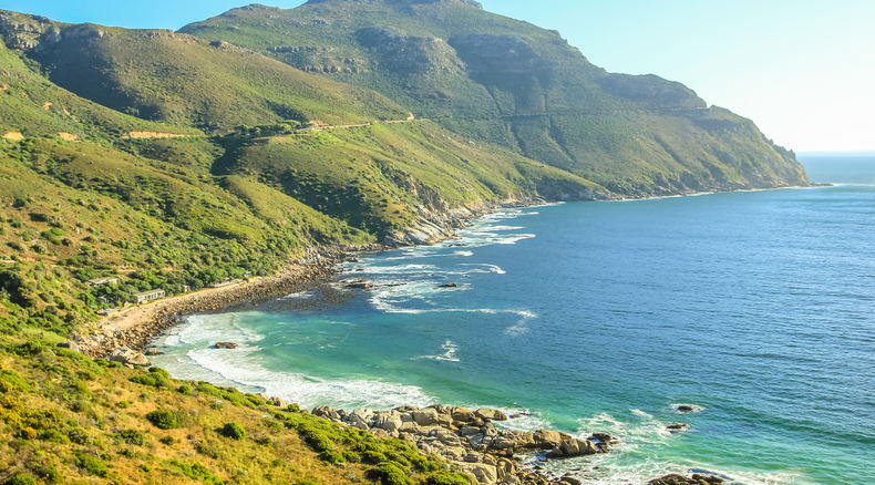 Chapmans Peak drive situated close to Hout Bay and one of the most scenic drives in the world