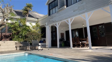 Pool and deck area