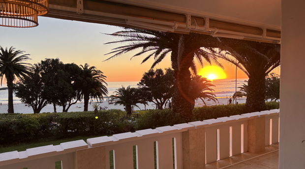 Balcony facing Camps Bay Beach Balcony facing Camps Bay Beach
