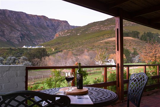 The best place to enjoy a bottle of wine is Mont Angelis in Stellenbosch