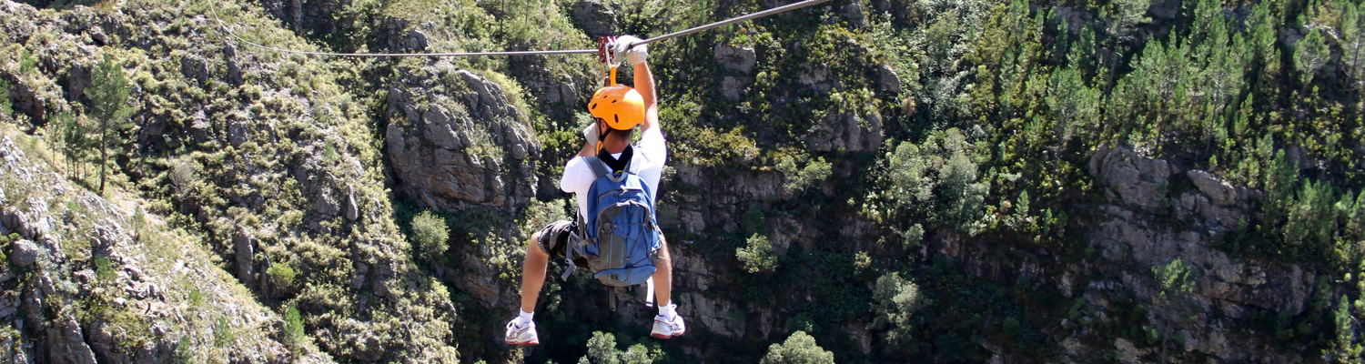 Zip-line canopy tours near Stellenbosch Cape Town