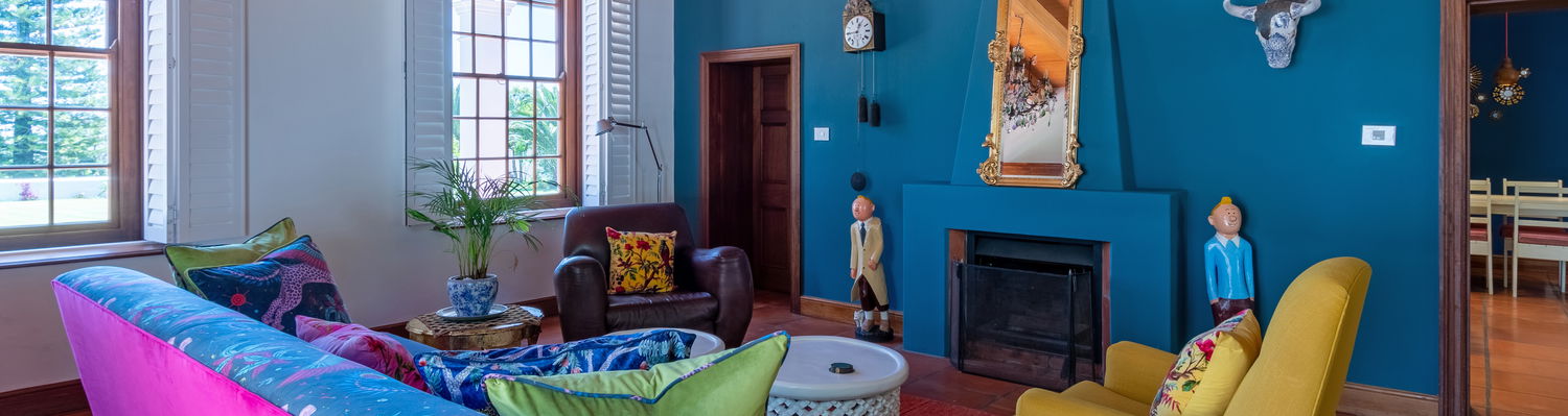 The colourful playroom at the Mont Angelis Manor in Stellenbosch