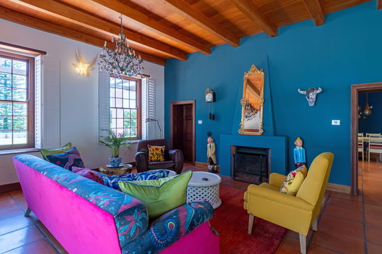 The colourful playroom at the Mont Angelis Manor in Stellenbosch