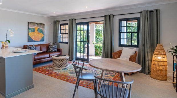 elegant modern cottage holiday rental in stellenbosh