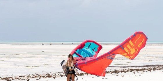 Kite Surfing in Zanzibar