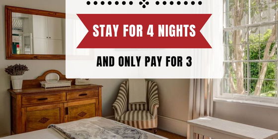 Christmas Special - Stay for 4 nights and only pay for 3