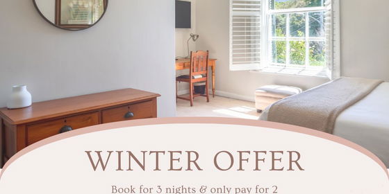 Winter Offer Stay for 3 nights, only pay for 2