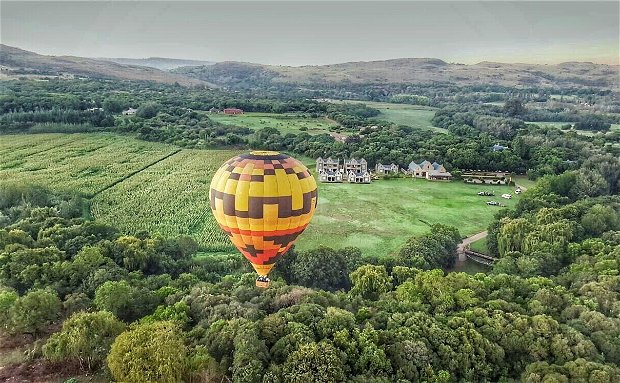 Hot air balloon flight for two new arrivals