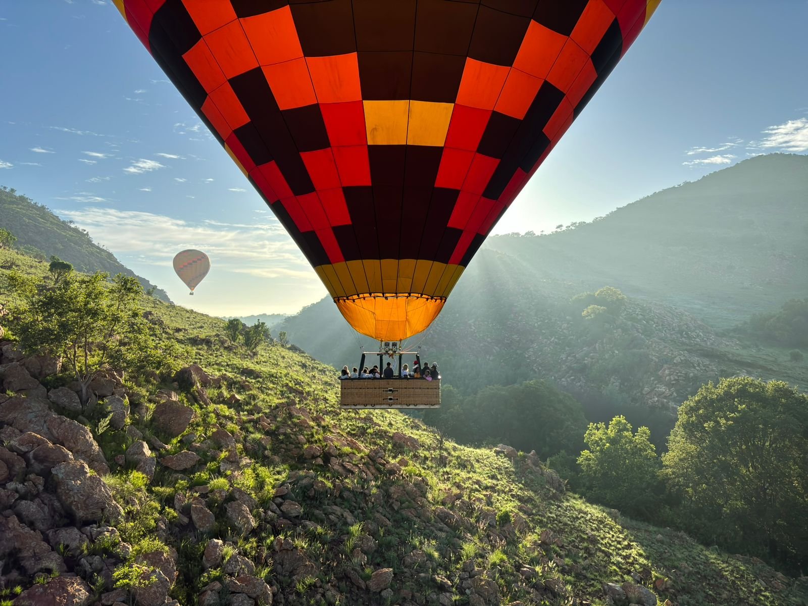 Hot air balloon rides in outlet february