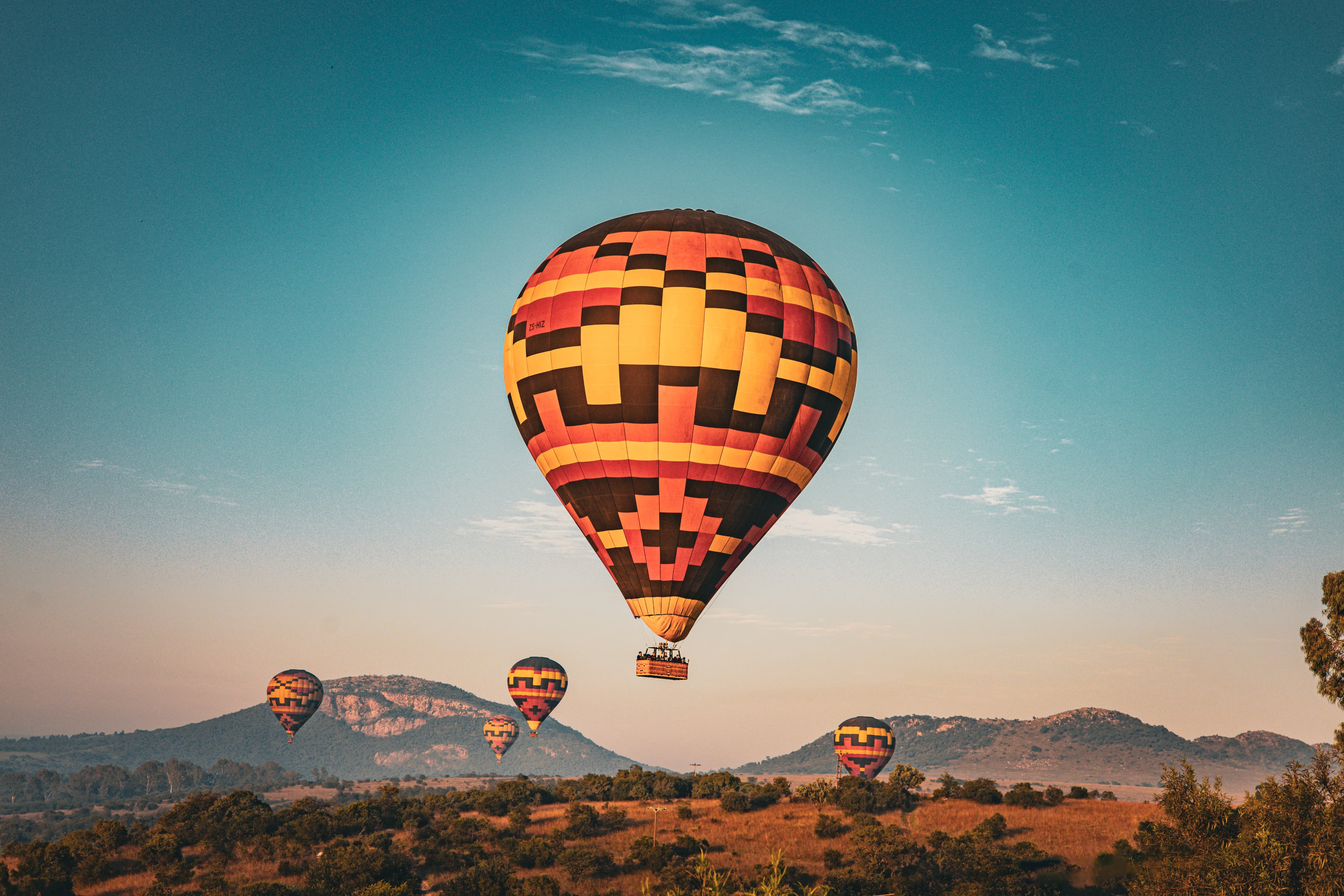 Hot air balloon rides