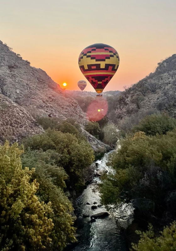 Hot air balloon rides