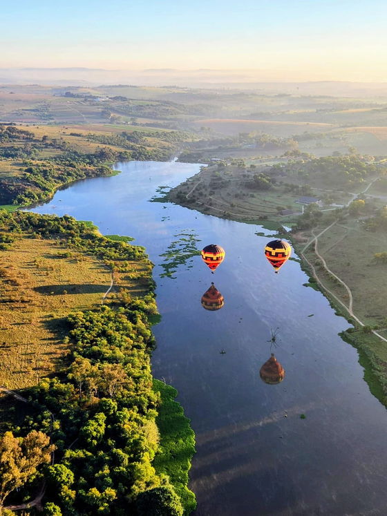 Hot air balloon rides