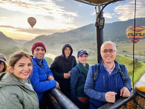 Hot air balloon rides