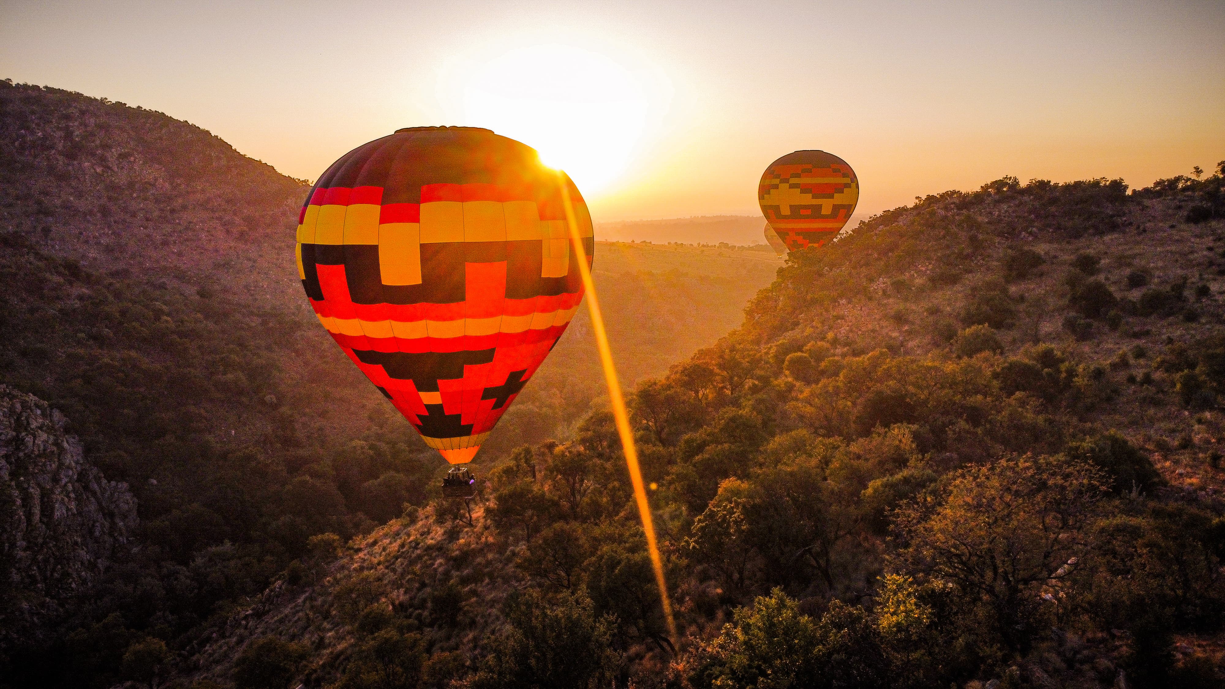 Hot air balloon rides