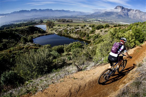 mountain biking banhoek valley stellenbosch