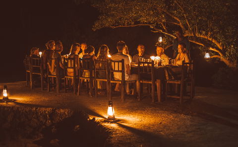 Dinner beneath the stars