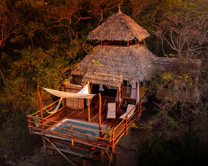 Built around ancient baobabs and Swahili ruins