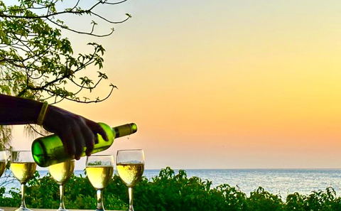 Sundowners at The Red Herring bar