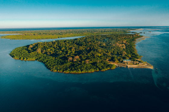 Chole Mjini Aerial View