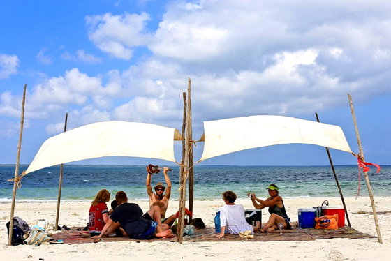 sandbar picnic on an island sandbar picnic on an island