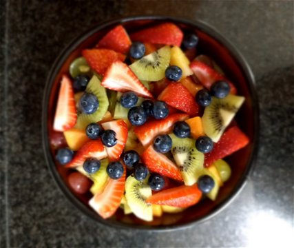 Freash fruit bowl - great start to the day