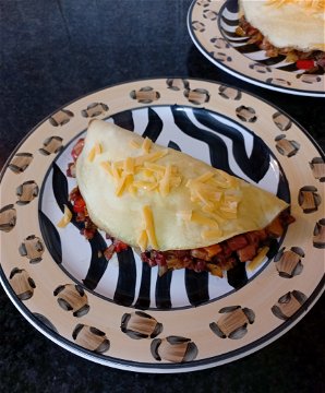 The everything breakfast omelette! 