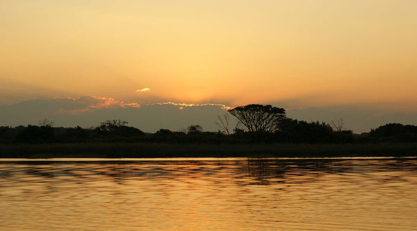 Sunset over St Lucia Estuary