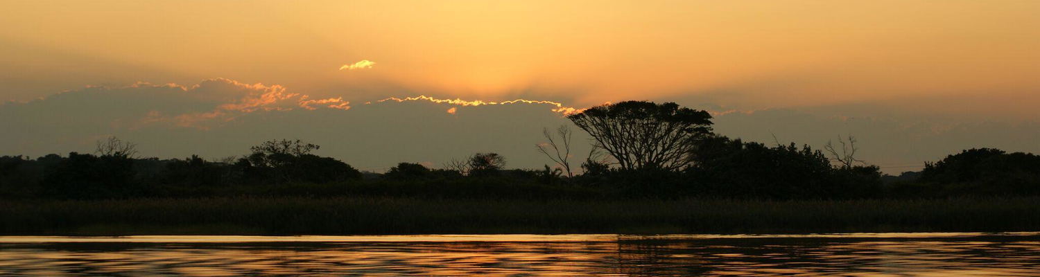 Sunset over St Lucia Estuary