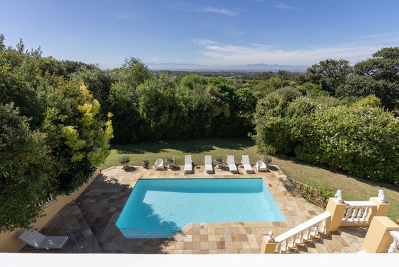 Pool View with loungers & towels provided