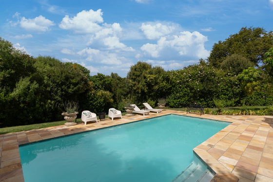 Pool View with loungers & towels provided