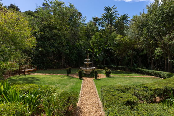 Garden with Water Fountain