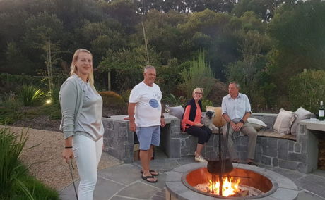 Potjie meal shared at Devonport House