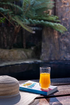 Outdoor swimming pool at Bon A Vie self-catering accommodation, Gonubie