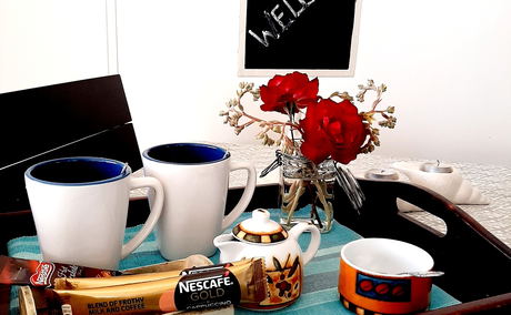 Nescafé Coffee and tea on arrival