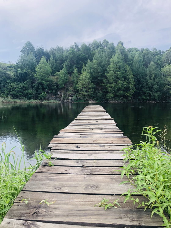 Jetty over the Dam - perfect for fishing