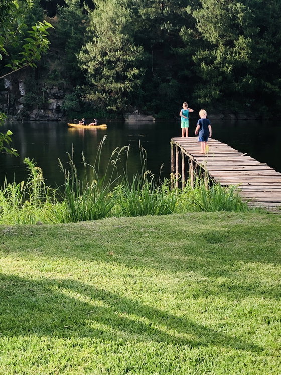 Kids exploring