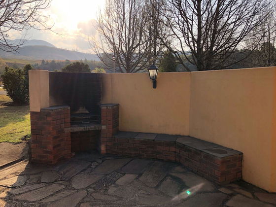 The built in Braai/BBQ