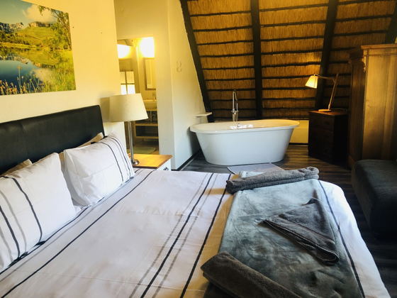 Master Bedroom with Freestanding Bath