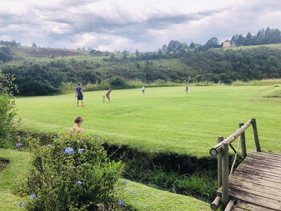 Big open field next to cottage - ideal for some cricket