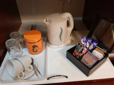 Tea/coffee station in all rooms