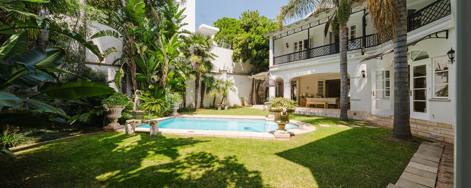 Garden pool area