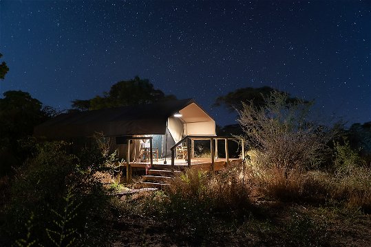 luxury tented safari camp chobe national park