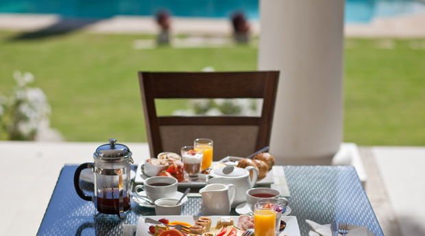 Breakfast on the terrace Breakfast on the terrace