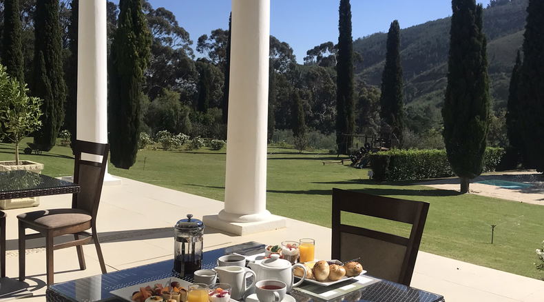 Breakfast on the terrace Breakfast on the terrace